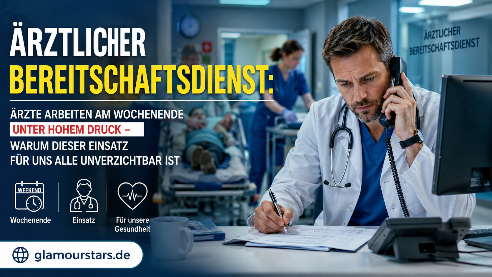 Ärztlicher Bereitschaftsdienst: Ärzte arbeiten am Wochenende unter hohem Druck – Warum dieser Einsatz für uns alle unverzichtbar ist