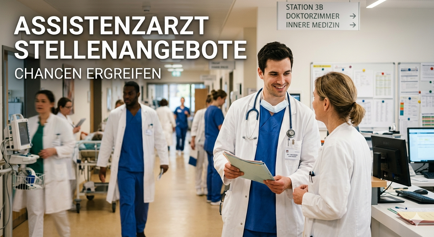 Assistenzarzt Stellenangebote in Deutschland: Dein realistischer und ehrlicher Karriereguide für den ärztlichen Einstieg